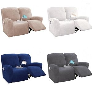 Chair Covers Seater Suede Sofa Cover All-Inclusive Rocking Elastic Thicken Fabric Recliner Couch Slipcovers Solid ColorChair
