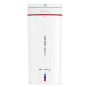 휴대용 전기 케틀 500ml 온수 컵 110V-240V 빠른 끓는 주전자 야외 여행 열 보존