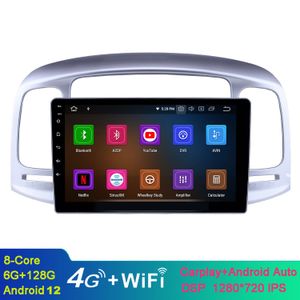 9 tum Android Car Video GPS Navigation System för 2006-2011 Hyundai Accent med Bluetooth Music WiFi Support TPMS DVR OBD II