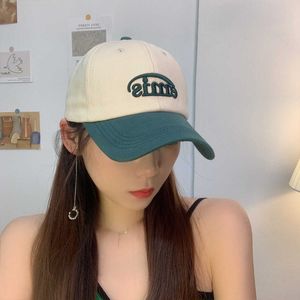 Designerskie czapki z piłką koreańskie litery mody emis baseball czapki mężczyźni kobiety snapback oddychający bawełniany wizjerze słoneczne kapelusze miękkie top swobodny pary kapelusz 0cql