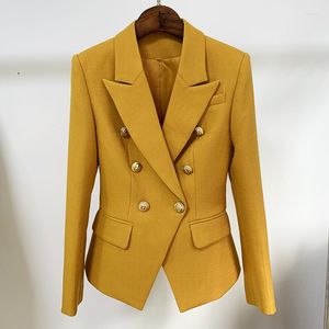 Ternos femininos de excelente qualidade 2022 estripador de moda blazer botões de leão feminino feminino