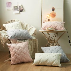 Federa Cuscino Peluche Geometrica Per Divano Soggiorno Housse De Coussin 45 Cuscini Decorativi Nordic Home Decor