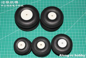 RC Airplane Hobby Models Plane Spare Part Landing Gear PU Wheel 4pcs 2.0" 2.25" 2.5" 2.75" or 3.0" Diameter M4/M3 Hole Wheels