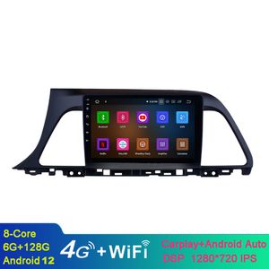 9 Zoll Android Auto Video Radio GPS Navigation für 2015-2017 Hyundai Sonata mit WIFI Bluetooth Musik USB AUX Unterstützung DAB SWC DVR