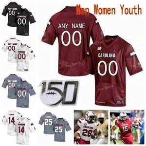 Sj NCAA College Maglie South Carolina Gamecocks 70 Hank Manos 8 Randrecous Davis 81 Hayden Hurst 84 Jared Cook 5 Rico Dowdle Calcio personalizzato