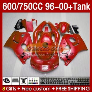 Fairings Tank för Suzuki Srad GSXR600 GSXR 600 750 CC 1996 1997 1998 1999 2000 BODY 156NO.89 GSXR750 600CC GSX-R750 750CC 96-00 GSXR-600 96 97 98 99 00 FAIRING GLOSSY ALL Red Red Red Red Red Red