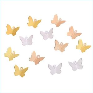 Charms Pure Copper Color Preservação de ornamentos Charms pendente Butterfly METOPE CONNECT ACESSORIA DE JOIXAS DIY MATERIAL PARTES 11 DHWTV