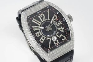 Vanguard Yachting V45 Herrenuhr ABF Diamant, schwarzes Zifferblatt, Saphirglas, Schweizer ETA 2824 Automatikwerk, 28800 VPH, Luxus-Armbanduhr, 3 Farben