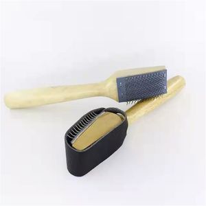 Wood Suede Sole Wire Cleaners Dance Shoes Cleaning Brush For Footwear 20220924 Q2