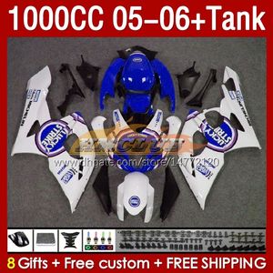 Lucky Strike OEM Fairings & Tank For SUZUKI GSX-R1000 GSXR1000 GSXR 1000 CC K5 05 06 Bodys 157No.53 1000CC GSXR-1000 2005 2006 GSX R1000 2005-2006 Injection Mold Fairing