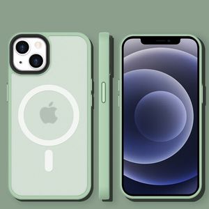 Luxury designer Matte Transparent Cases For iPhone 15 14 Plus 13 12 Pro Max For Wireless Charger Lens Protection Shell Shockproof Frosted