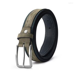 Belts Cow Genuine Leather Luxury Strap Male For Men Fashion Classice Pin Buckle Belt