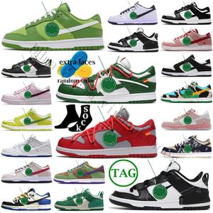 2024 with box Panda off shoes Cool Grey lows UNC Running Shoe Men Women Chicago Candy Shoe Chinese New Year Valentines Day green white x