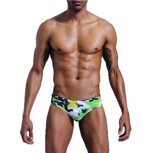 Mäns badkläder kamouflage tryckning Låg midja män Push Pad Swimming Shorts Briefs Smooth Summer Bathing Beach Wear Surf J220913