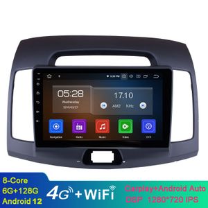 Video stereo per auto GPS touchscreen da 9 pollici Android per HYUNDAI ELANTRA 2007-2011 con WIFI Bluetooth Music USB AUX supporto DAB