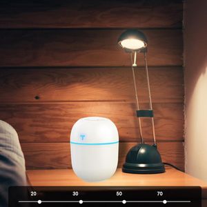 Mini Air Humidifier 200ml Aroma Essential Oil Diffuser USB Charging Ultra Low Noise Purifier Cute Cool Mist Maker for Home Car