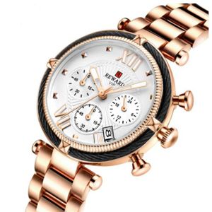 Multi -Color Business Fashion Alloy Calender Sports Girl Watch
