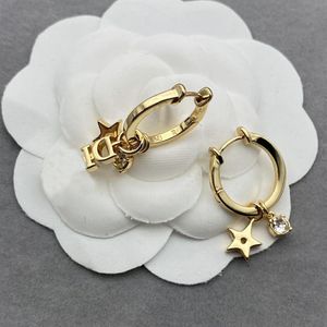 Designer Jewelry Earrings Hoop Huggie Dangle Chandelier Earring Back Women Luxury Ear Stud Drop Charm Studs Bohemia Brand LOGO Let304Y