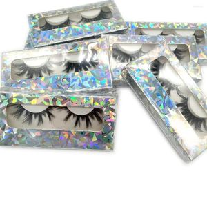 False Eyelashes 25mm Mink Eyelash Sexy Wispy Strips 5d 6d 2022 Fashion Wholesale Soft Lashes With Paper Packaging