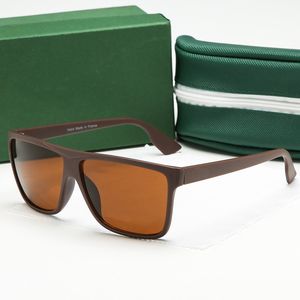 Роскошные бренды Travel Rame Sunglasses Gradient Lens Fashion Classic Design Male Square для мужчин Sun Glasses UV400 1077