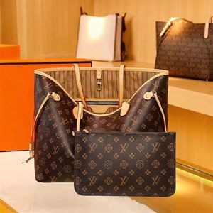 High Quality bag New fashion women handbags ladies designer composite bags lady clutch bag shoulder tote female purse wallet MM size totes 2pcs/set 011