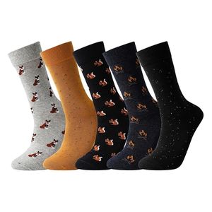 Herrensocken 10 Paar Herrensocken Baumwolle Business Mode Lustige Socke mit Aufdruck Tiere Cartoon Mittelsocke Männliche Freizeitkleider Kleidung 220923