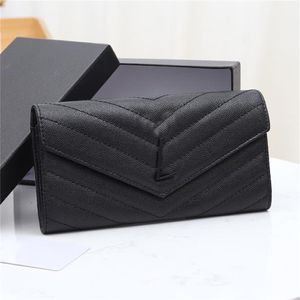 Fashion Single Zipper Wallet Yslity Men Women Letter Leather Pattern Casual Card Holder 17