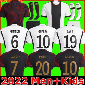 2022 Hummels voetbal jersey fans spelerversie Kroos Gnabry Werner Draxler Reus Muller Gotze voetbalshirt Duities Men Kids Kit 22 23