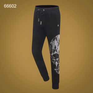 PP Pants Designer masculino Slim Fit Casual Rhinestone Streetwear M-XXXL P66602