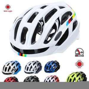 Capacetes de ciclismo Capacete de bicicleta LED MENINAS MENINAS MULHERES MTB CACETOS DE SEGURANÇA DE BICHAGEM EPS EPS Ultralight Cycling Head Protect Capaceta Capaceta da Bicicleta T220921