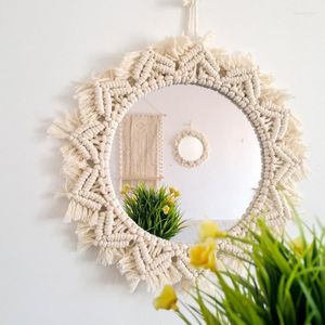 Декоративные фигурки объекты Macrame Mirror