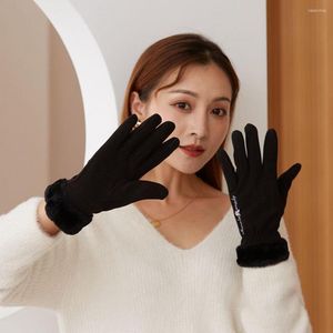 Party Decoration 1 Pair Riding Gloves Anti-fade Motorcycle Touchscreen Hands Protection Fall Winter Ladies Cycling
