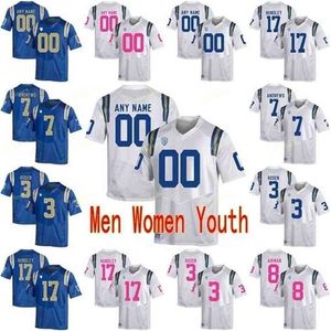 Sj Custom UCLA Bruins College Football Jerseys 1 Alterraun Verner 10 Demetric Felton 11 Anthony Barr Men Women Youth Stitched