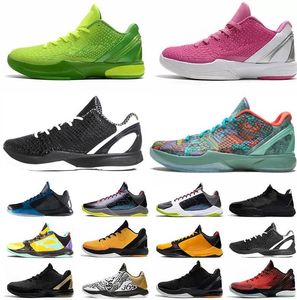 Mamba Zoom Protro Mens Trainers Chaussures de basket ball s s Défi Red All Star Mambacita Chaos Pack Off Pack White Del Sol Grinch Big Stage Parade Sneakers
