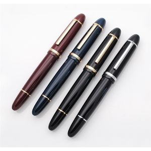 Фонтановые ручки Jinhao x159 Акриловый черный фонтайн Печка металлический клип Расширенный тонкий петля 05 -миллиметровый подарок подарочный подарок в офис Школа Школа.