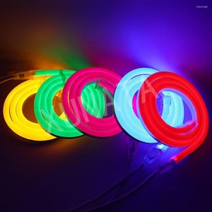 Полоски DC12V 120Led/M Neon Light Led Strip 2835 Flex Водонепроницаемый IP68 Наружное освещение в помещении.