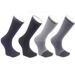 Calzini da uomo 3 paia Plus Size Five Fingers Calzini sportivi per uomo Cotone di qualità Big Mesh Traspirante Deodorante Calzini lunghi con dita dei piedi 220923