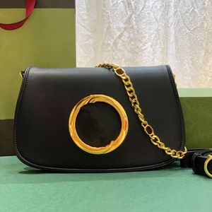 Вечерние сумки круглая блокировка G Chian Bag Blondie Blondie Sagce Bag Bag Ophidia Demagboge Designer Женщины мешки с кросс -кусочком Lady Sacoche Luxury Leather Bags DDS