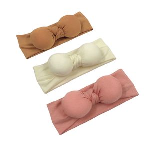 16000 spädbarn baby bomull hårband söt bowknot pannband knut elastisk headwrap barn pannband barn hårband hår tillbehör