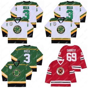 Gla Thr #69 Shoresy LETTERKENNY IRISH TV-Serie The Boss Rhea GOON Film St. John's Shamrocks Grün Weiß Rot Hockey-Trikots Größe M-XXXL