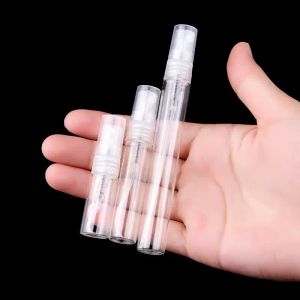 3ml 5 ml 10 ml plastikowej szklanej butelki perfum pusta Butelki sprayowe drobne mgły Małe perfumy Atomizer zapachowy Próbki fiolki