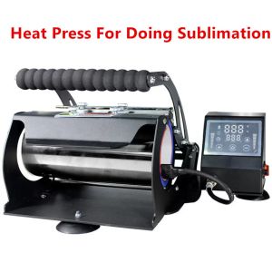 V￤rmepressskrivare sublimeringsbearbetning f￶r 20oz 30oz 12oz mager rak tumber 110V American Plug Transfer Pressing Machine