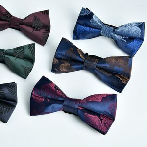 Bow Ties 2022 Moda Erkekler Kravat Düğün Aksesuarları Hediyeler Mor Lacivert Bowtie Hediye Erkek Erkek Erkekler