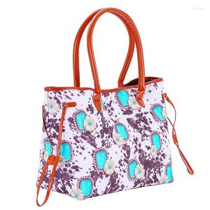 Abendtaschen Casual Kuh Muster Große Kapazität Tote Frauen Schulter Desiger Handtaschen Luxus Pu Leder Große Weibliche Geldbörsen Shopper Sac 2022