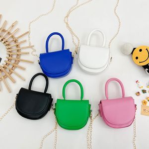 Sırt çantaları moda şeker rengi sevimli kızlar mini çanta basit rahat güzel çocuklar omuz messenger çanta bebek çocuklar dışarı crossbody çantalar 220924