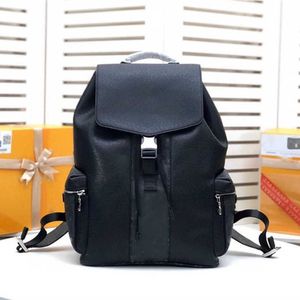 M30417 Designer Luxury luis handbags purse OUTDOOR Schoolbag Backpacks Taiga Eclipse Leather Backpack Size 37x45x19CM