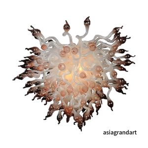 مصابيح قلادة جديدة معاصرة فم فم ثريا الضوء CE/UL شهادة Borosilicate Murano على غرار الزجاج Dale Chihuly Art Indoor Decor LR1112