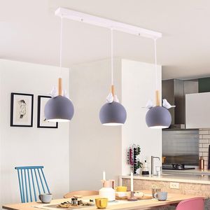 Lampy wiszące nowoczesne światła 2 kolory jadalnia LED kuchnia domowa dekoracja oświetlenie E27 AC110-220V Luminaria