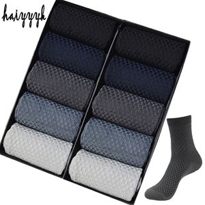 Herrensocken, 10 Paar, hochwertige Bambusfaser, Business, atmungsaktiv, Deodorant, Kompression, Herren, lang, große Größe, EUR 38–46, 220924