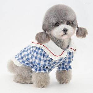 Hundkläder skjorta sommar husdjur valp liten dräkt toppar blus kattkläder Yorkshire pomeranian kläder poodle bichon outfit